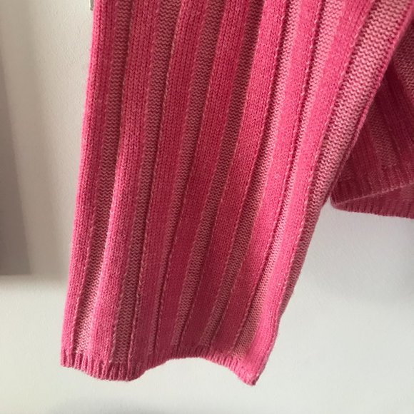 DKNY Pink Ribbed Sweater (NWT) - Picture 4 of 10